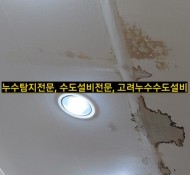 가평 누수탐지, 가평군 가평읍 주택 누수 현장/아래층 천장누수/보일러 배관 누수 설비/우수관 누수 설비/화장…